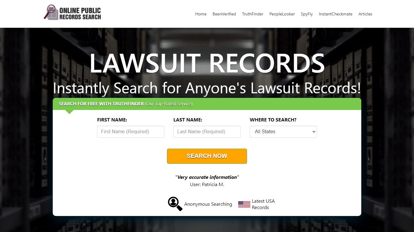 Online Public Records Search